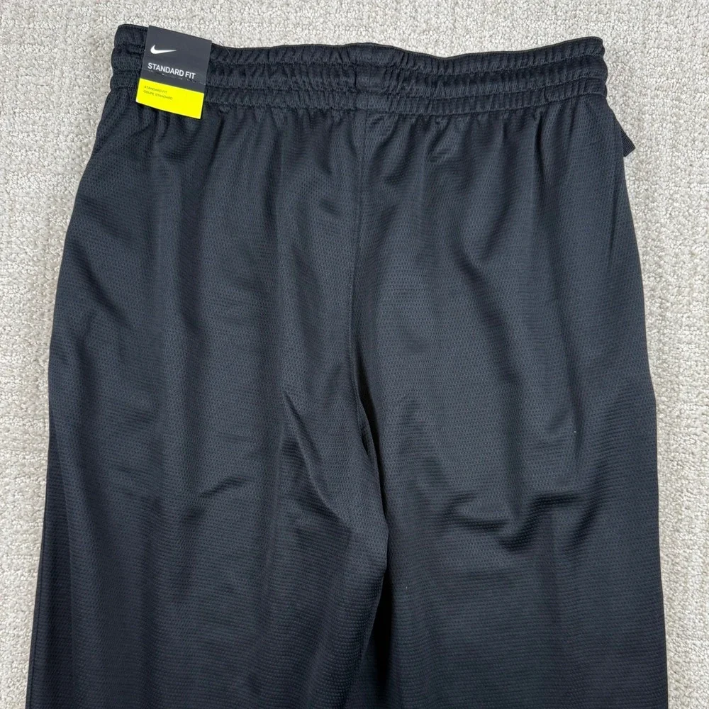 NEW Nike Dri-Fir Mens Small Black Basketball Warm Up Sweatpants AT3222-010 - Picture 4 of 9